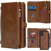 imoshion 2-1 Wallet Klapphülle Braun für das Samsung Galaxy A51