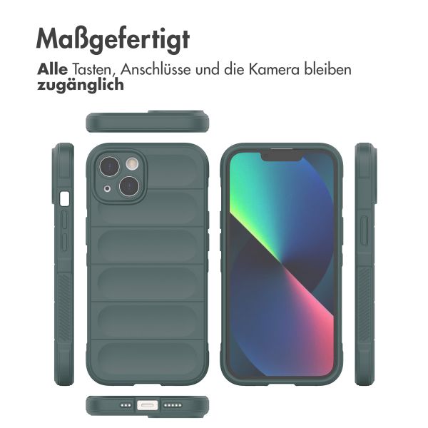 imoshion EasyGrip Back Cover für das iPhone 13 - Dunkelgrün