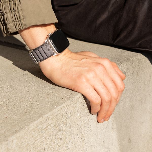 Accezz Nylon Alpine Armband für Samsung Galaxy Watch Ultra 2 (2026) / Ultra (2024/2025) - Dark Grey