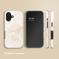 Selencia Vivid Back Cover Apple iPhone 17 - Golden Beige Marble