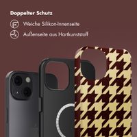 Selencia Vivid Rückabdeckung mit MagSafe Apple iPhone 13 - Pied-de-Poule