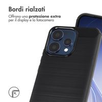 imoshion Brushed Back Cover Oppo Reno15 F (5G) - Schwarz