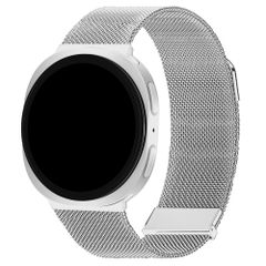 imoshion Mailändische Magnetarmband für Samsung Galaxy Watch 9 (40/44mm) / Watch 8 (40/44mm) / Classic (46mm) - Silber