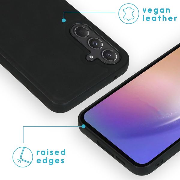 imoshion Entfernbare 2-1 Luxus Klapphülle Samsung Galaxy A55 - Schwarz