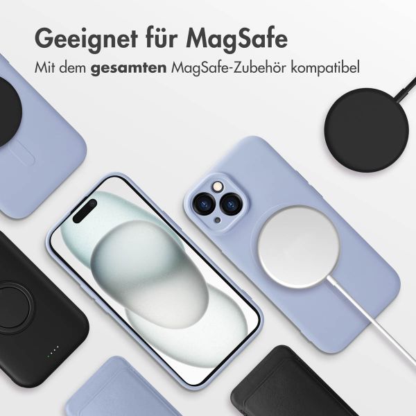 imoshion Color Back Cover mit MagSafe Apple iPhone 15 - Lila