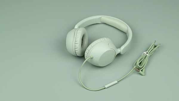 imoshion Kinderkopfhörer mit AUX-Kabel - Dezibelbegrenzer - Mint Green