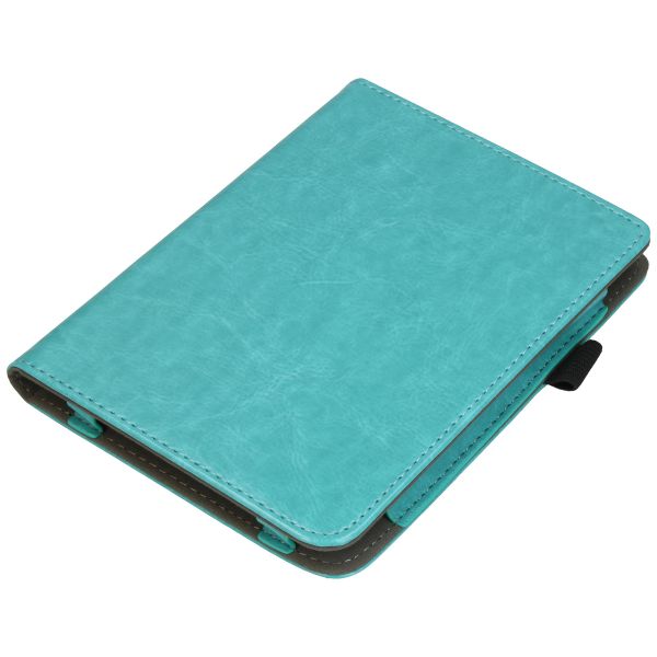 imoshion Vegan Leather Klapphülle Kobo Clara 2E / Tolino Shine 4 - Hellblau