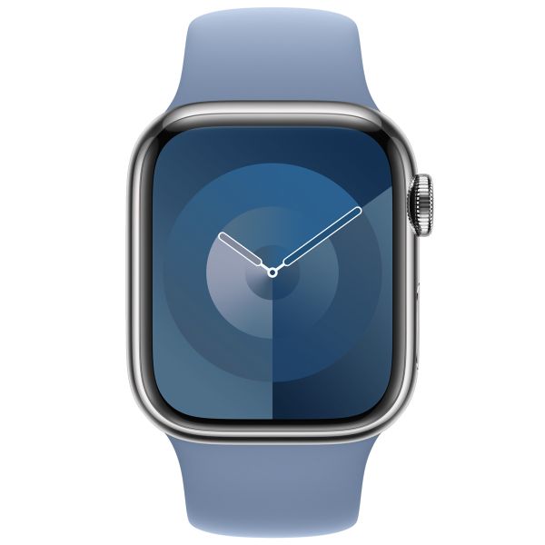 Apple Sport Armband für das  Apple Watch Series 1 t/m 9 / SE (38/40/41 mm) | Series 10 / 11 (42 mm) - Größe M/L - Winter Blue