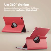 imoshion 360° drehbare Klapphülle Samsung Galaxy Tab A11 Plus / A9 Plus - Dunkelrot
