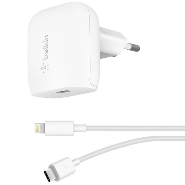 Belkin Boost↑Charge™ ﻿USB-C-Wand-Ladegerät + Lightning Kabel - 20W