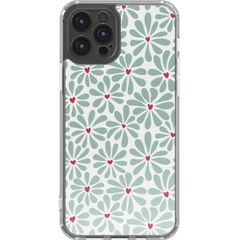 imoshion Design Hülle Apple iPhone 12 (Pro) - Bloom Love Sage Green