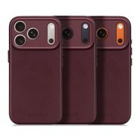 Decoded Leather Backcover MagSafe Apple iPhone 17 Pro - Burgundy