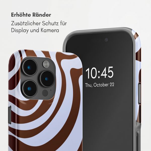 Selencia Vivid Rückabdeckung mit MagSafe Apple iPhone 15 Pro - Dream Swirl Chocolate