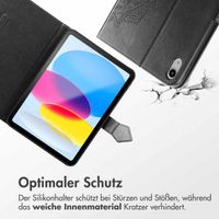 imoshion Mandala Klapphülle Apple iPad 11 (2025) 11 Zoll / iPad 10 (2022) 10.9 Zoll - Schwarz