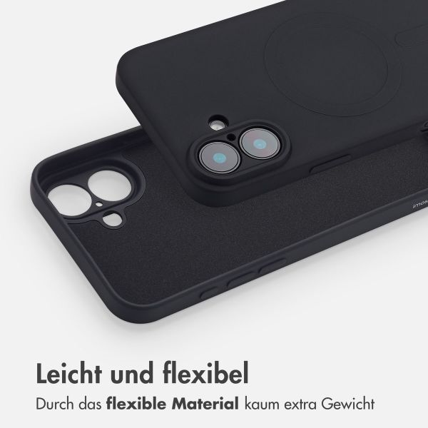 imoshion Color Back Cover mit MagSafe iPhone 16 Plus - Schwarz