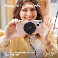 Accezz Liquid Silikoncase mit MagSafe für das Apple iPhone 16 Pro - Rosa
