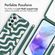 imoshion Silikonhülle design mit Band für das Samsung Galaxy A55 - Petrol Green Groovy