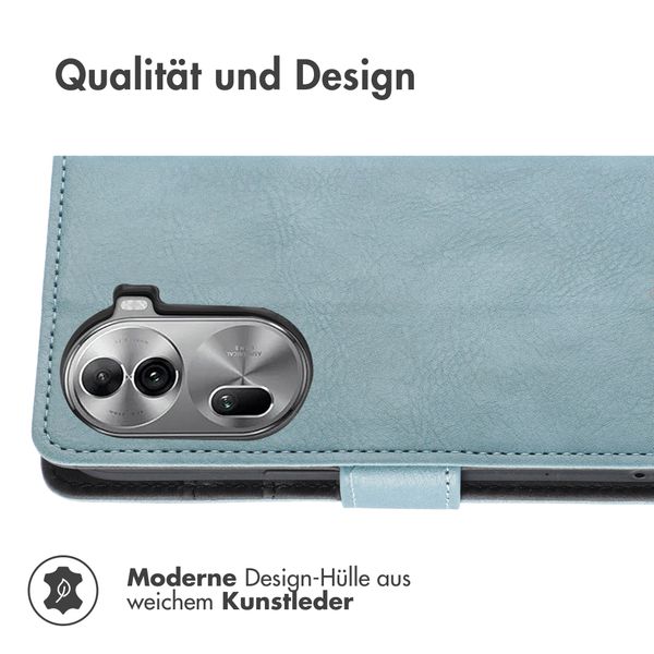 imoshion Luxuriöse Klapphülle Oppo Reno 11 F - Hellblau