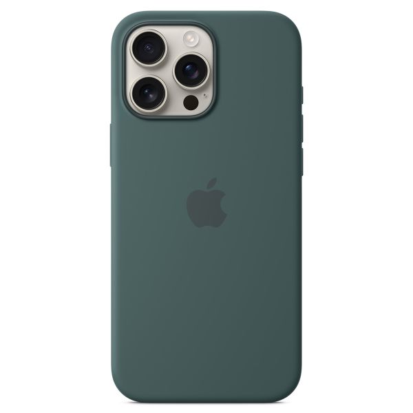 Apple Silikon-Case MagSafe für das iPhone 16 Pro Max - Lake Green