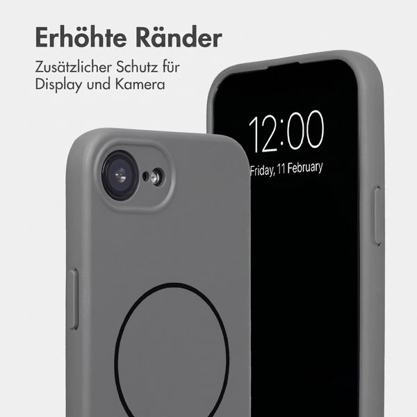 Accezz Grip Backcover mit MagSafe Apple iPhone 17e / 16e - Grau