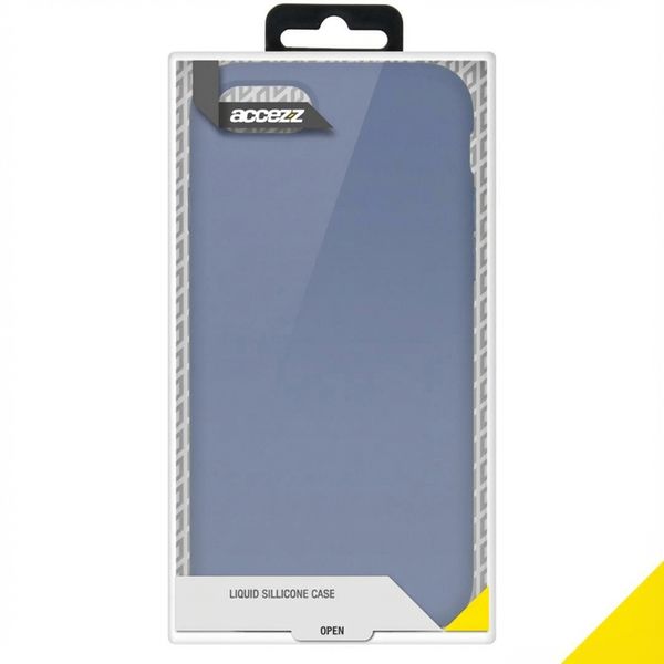 Accezz Liquid Silikoncase Apple iPhone SE (2022 / 2020) / 8 / 7 - Lavender Gray