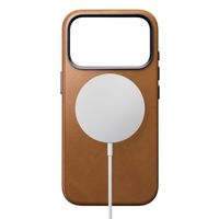 Nomad Traditional Leather Backcover mit MagSafe Apple iPhone 17 Pro - English Tan