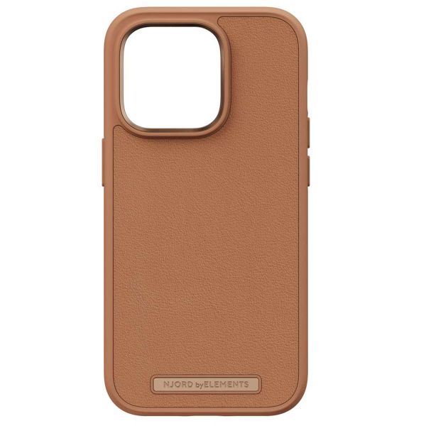 Njorð Collections Genuine Leather Case für das iPhone 14 Pro - Cognac