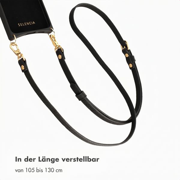 Selencia Crossbody-Handykette - Schwarz