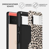 Burga Tough Back Cover für das Google Pixel 6a - Almond Latte