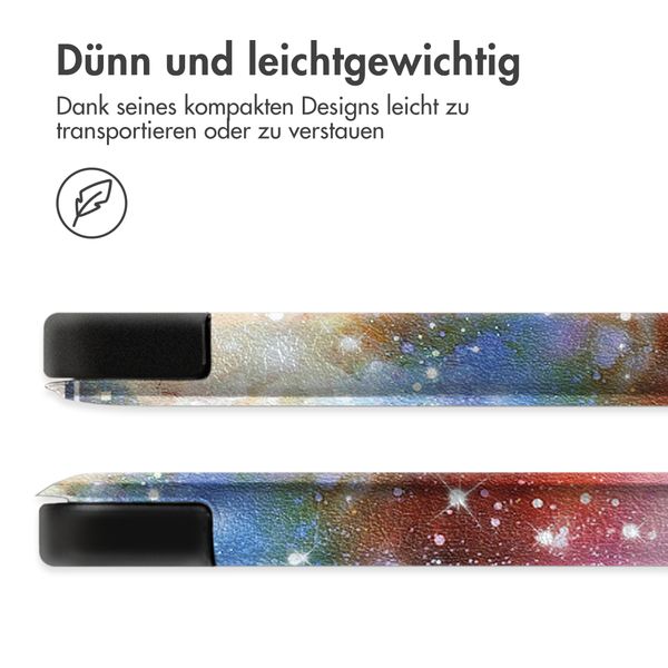 imoshion Design Trifold Klaphülle Apple iPad 11 (2025) 11 Zoll / iPad 10 (2022) 10.9 Zoll - Space