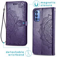 imoshion Mandala Klapphülle Oppo Reno4 5G - Violett