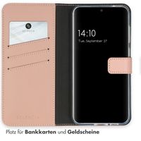 Selencia Echtleder Klapphülle für das Samsung Galaxy S23 FE - Dusty Pink