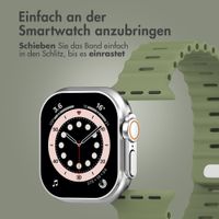 Accezz Ocean Armband für Apple Watch Series 1 - 9 / SE (38/40/41 mm) | Series 10 / 11 (42 mm) - Khaki
