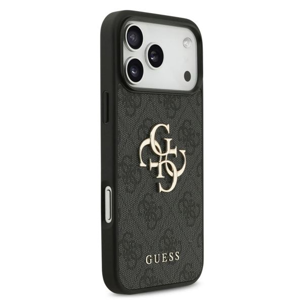 Guess 4G Metal Logo Back Cover Apple iPhone 17 Pro Max - Schwarz