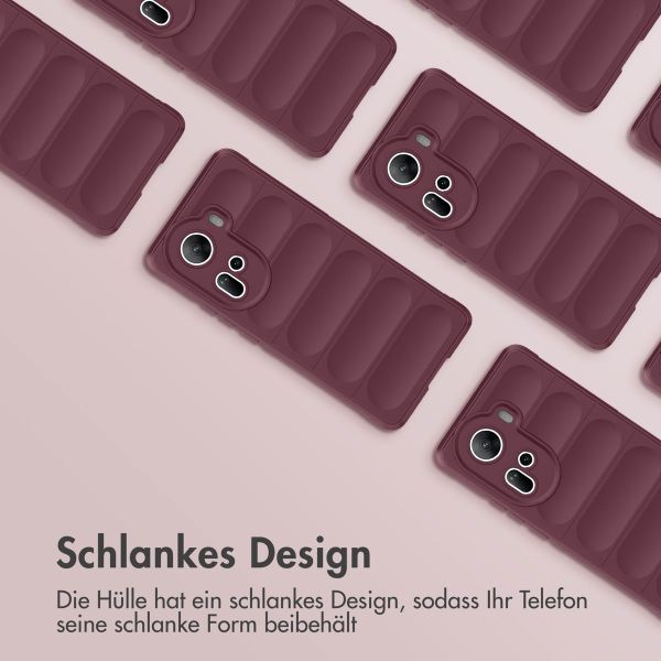 imoshion EasyGrip Back Cover für das Oppo Reno 11 - Aubergine