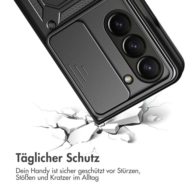 imoshion Rugged Back Cover mit Ring Samsung Galaxy Z Fold 5 - Schwarz