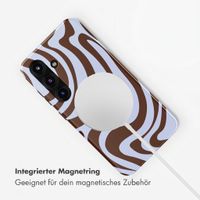 Selencia Vivid Rückabdeckung mit MagSafe Samsung Galaxy S25 - Dream Swirl Chocolate