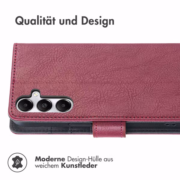 imoshion Luxuriöse Klapphülle Samsung Galaxy A17 - Bordeaux