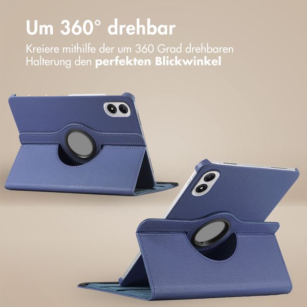 imoshion 360° drehbare Klapphülle Xiaomi Redmi Pad 2 Pro - Dunkelblau