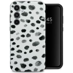 Selencia Vivid Tough Back Cover für das Samsung Galaxy A35  - Trendy Leopard