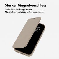 imoshion Transparente Bookcase mit MagSafe Apple iPhone 18 Pro Max / 17 Pro Max - Beige