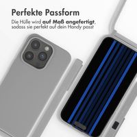 imoshion SilikonHülle mit Band Apple iPhone 15 Pro - Hellgrau