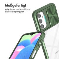 imoshion Back Cover mit Kameraschieber für das Samsung Galaxy A25 (5G) - Dunkelgrün