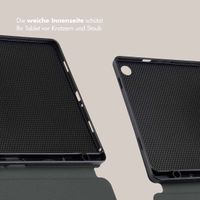 Selencia Vivid Klapphülle Samsung Galaxy Tab A9 Plus - Art Wave Black