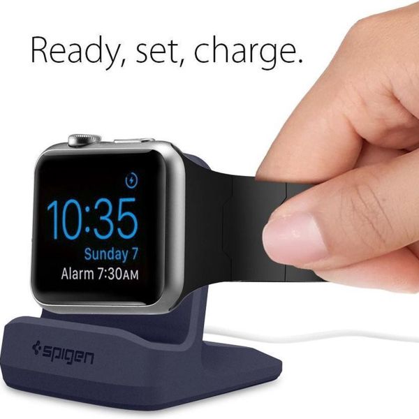 Spigen Apple Watch Night Stand - Blau