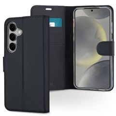 Accezz Wallet TPU Klapphülle Samsung Galaxy S25 - Schwarz
