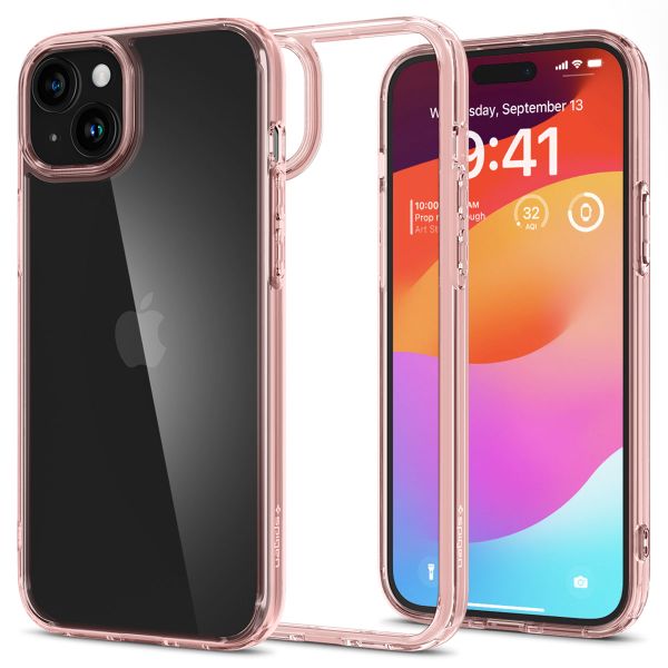 Spigen Ultra Hybrid™ Case für das iPhone 15 - Rose Crystal