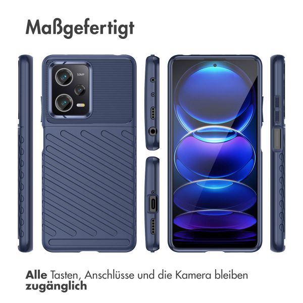 imoshion Thunder Backcover für das Xiaomi Poco X5 Pro 5G - Dunkelblau