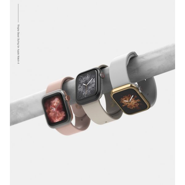 Ringke Bezel Styling für die Apple Watch Series 4 / 5 / 6 - 44 mm - Rose Gold