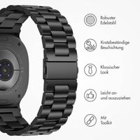 imoshion Edelstahlarmband für das  Samsung Galaxy Watch 8 (40/44mm) / Classic (46mm) - Schwarz